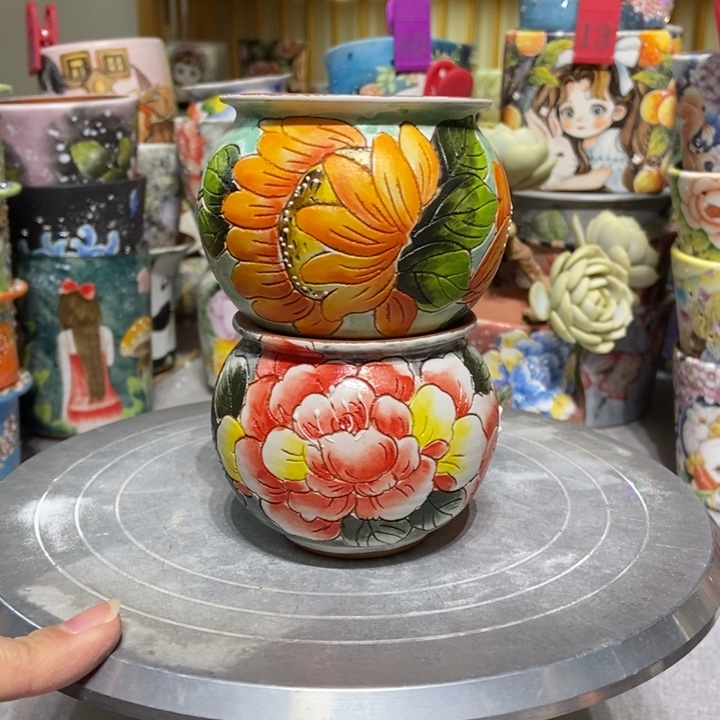 景德镇艺术手绘作品