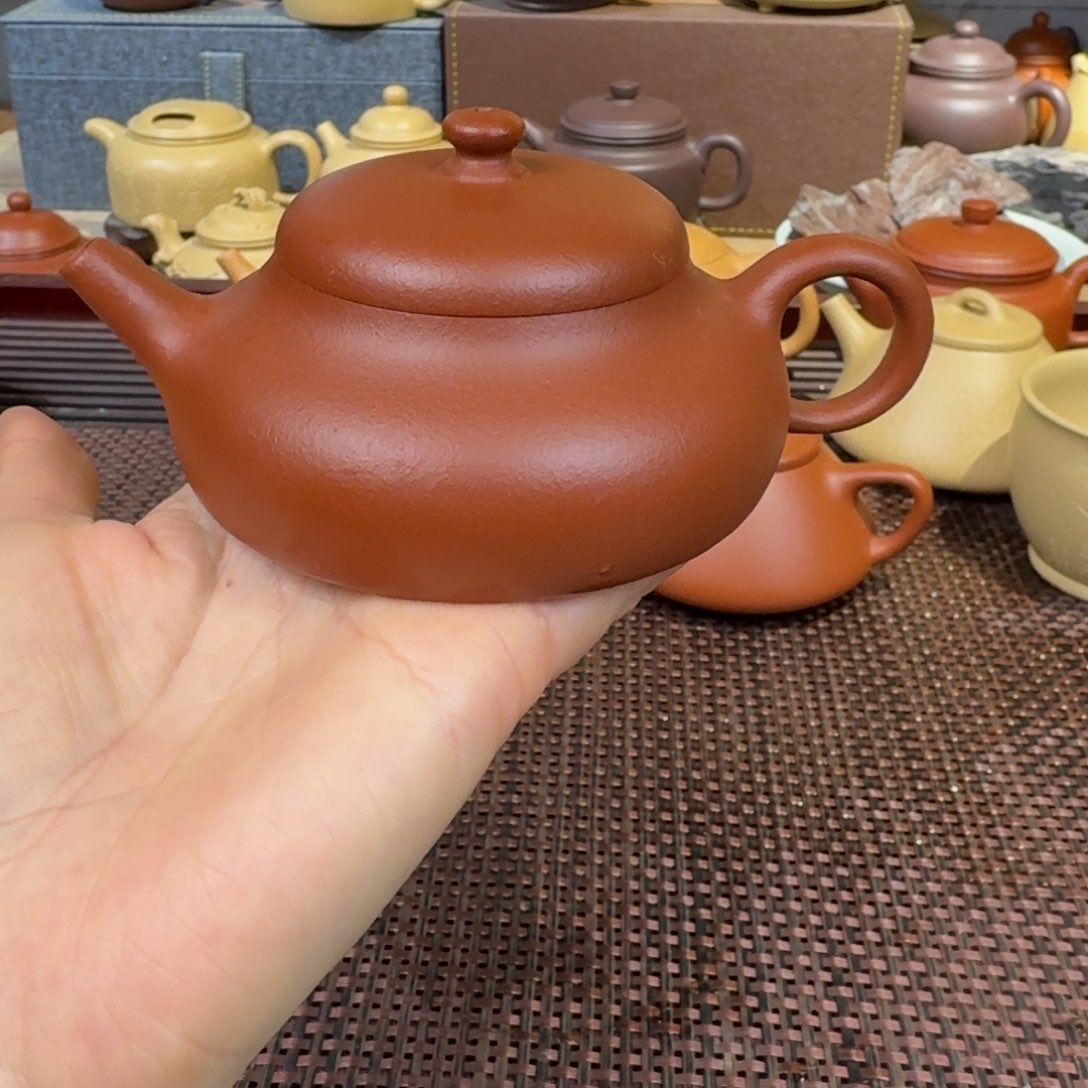 朱泥茶壶130毫升左右