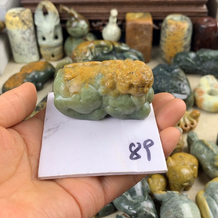 岫岩河磨玉（透闪石质玉）未镶嵌珠宝奇石善*