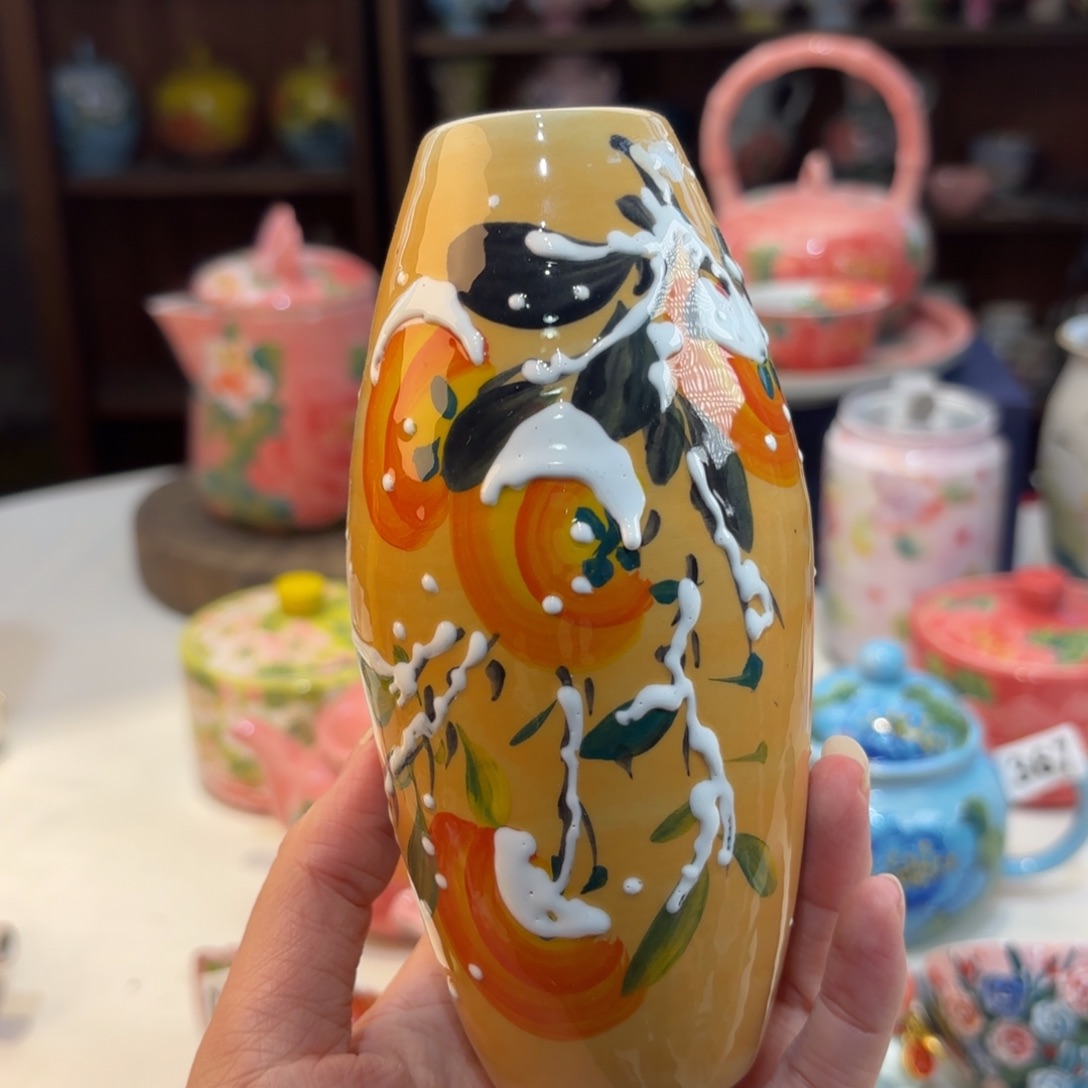 景德镇手绘高温釉下彩陶瓷茶具