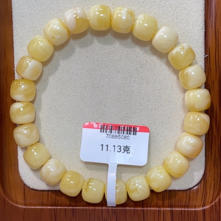 琥珀手链未镶嵌蜜蜡