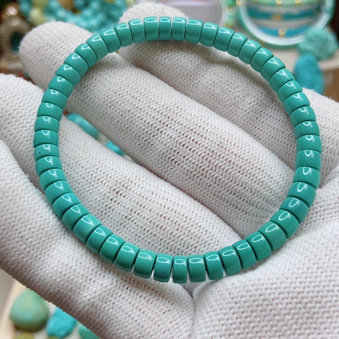 绿松石珠子未镶嵌