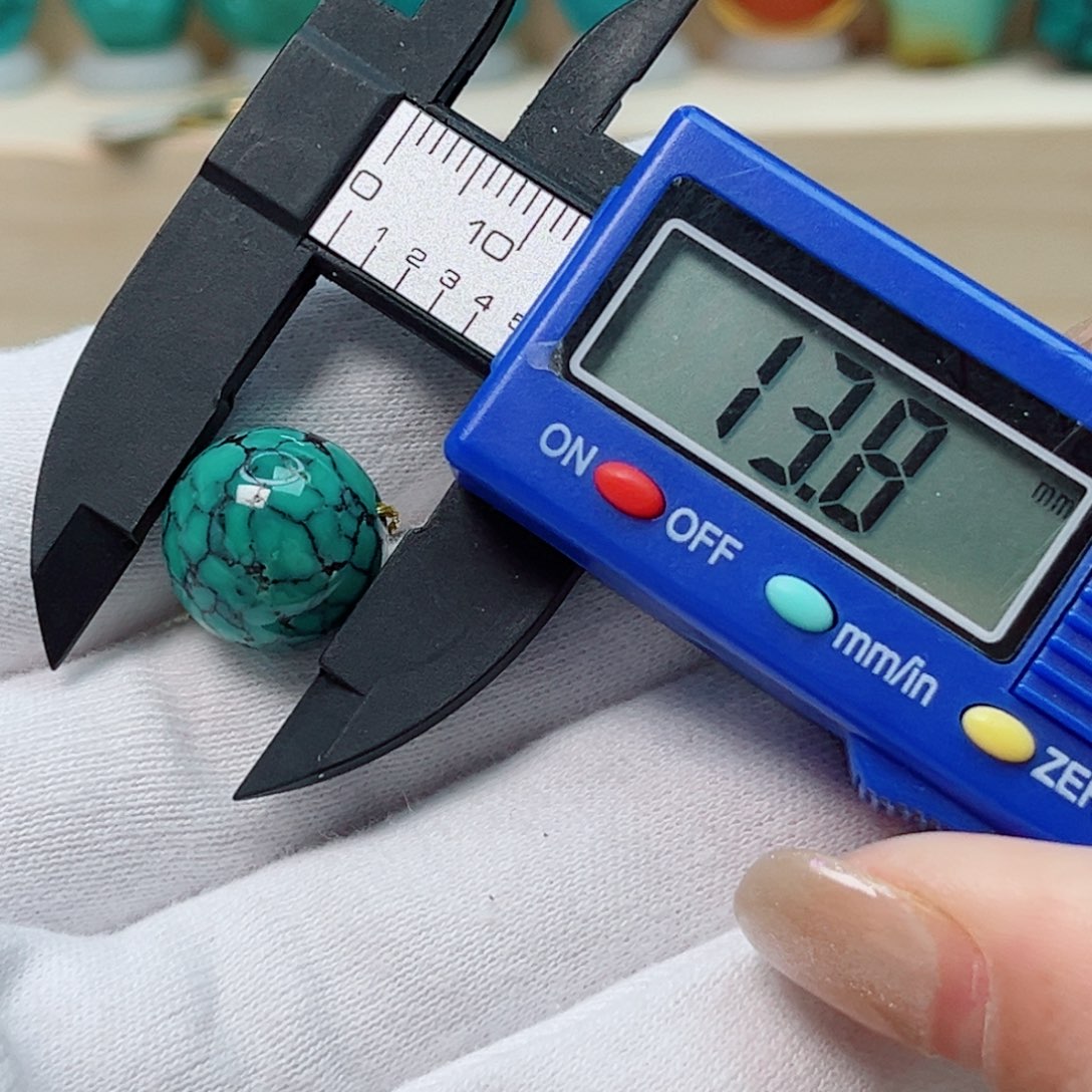 绿松石圆珠未镶嵌