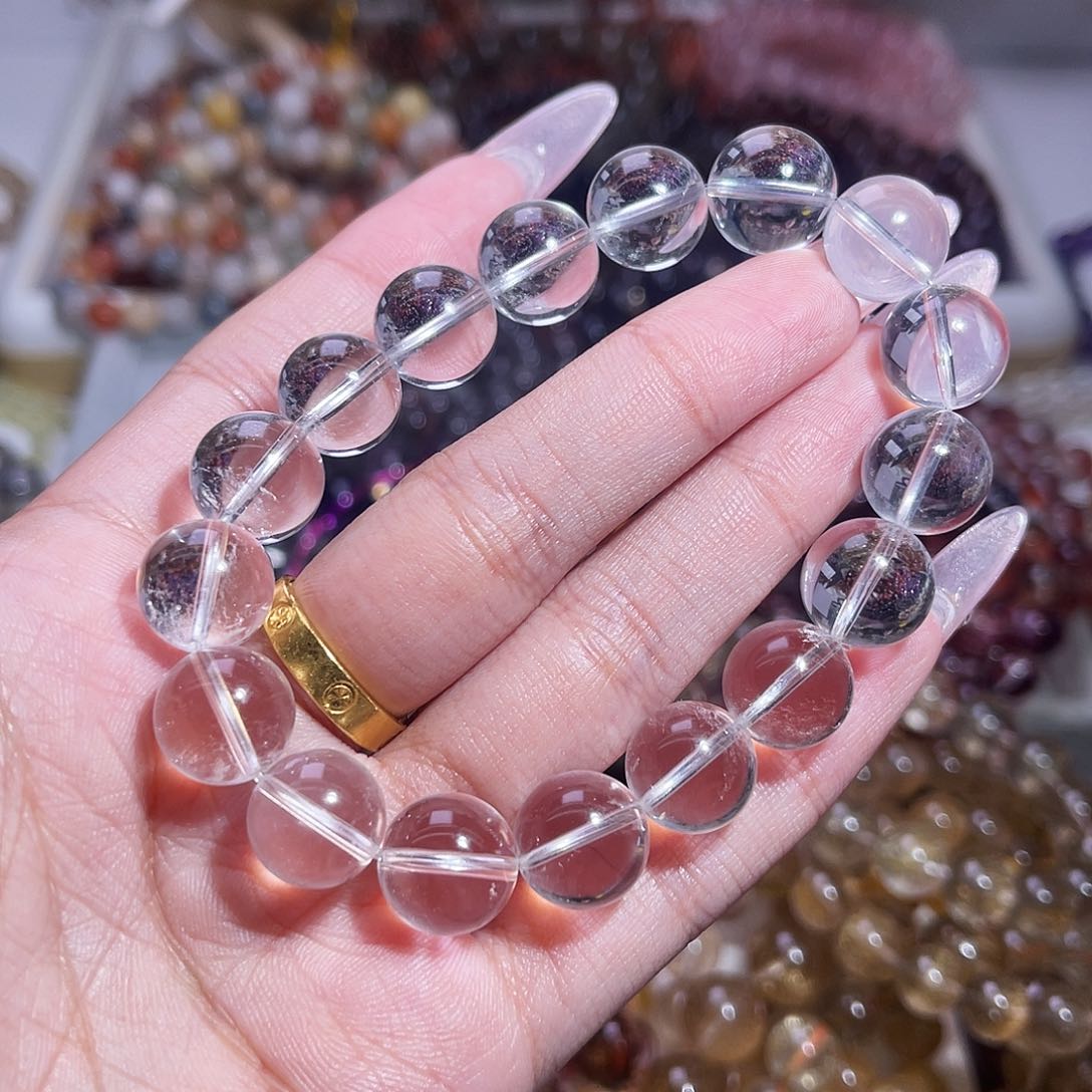 水晶手链未镶嵌白水晶12