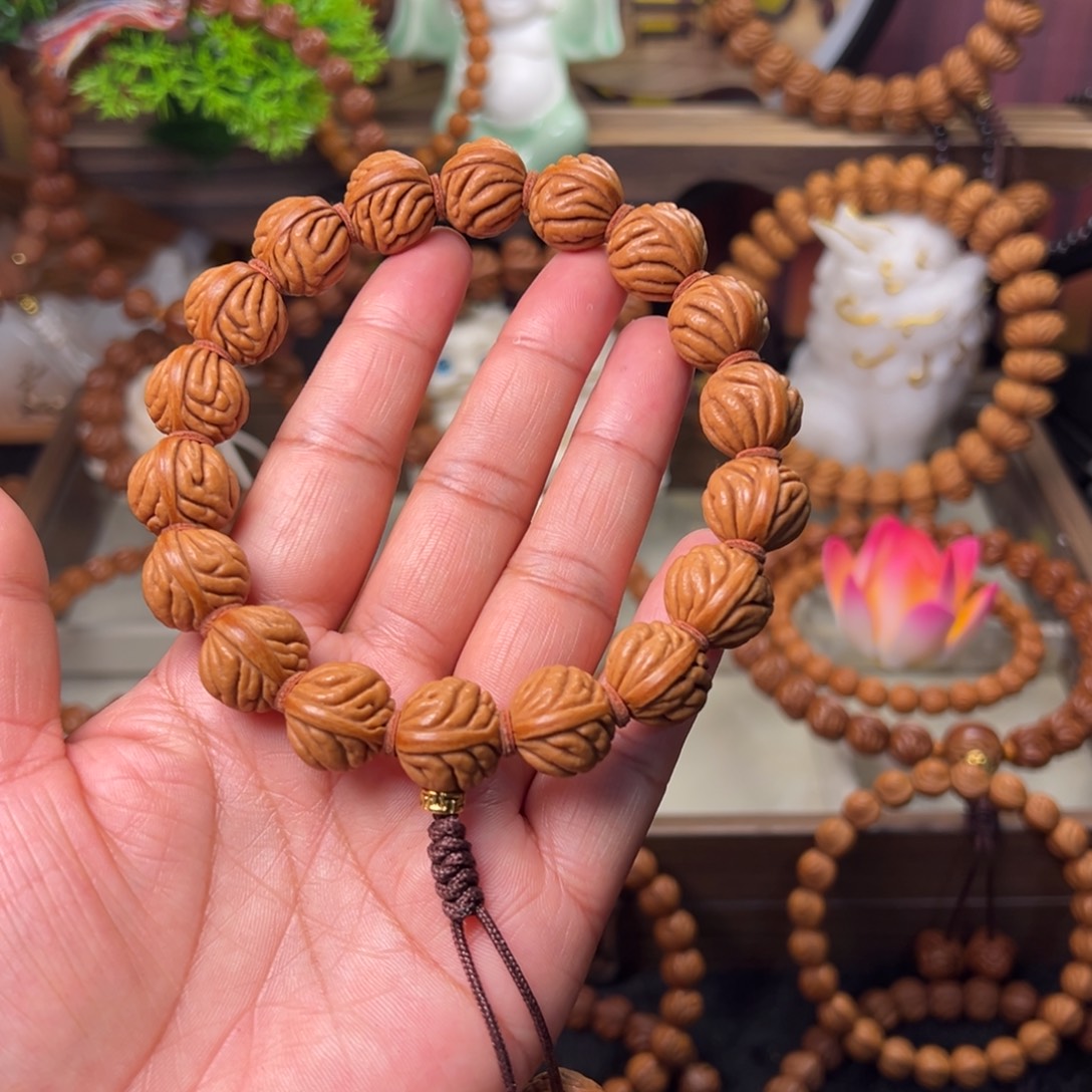 桃核手串祥云手持15