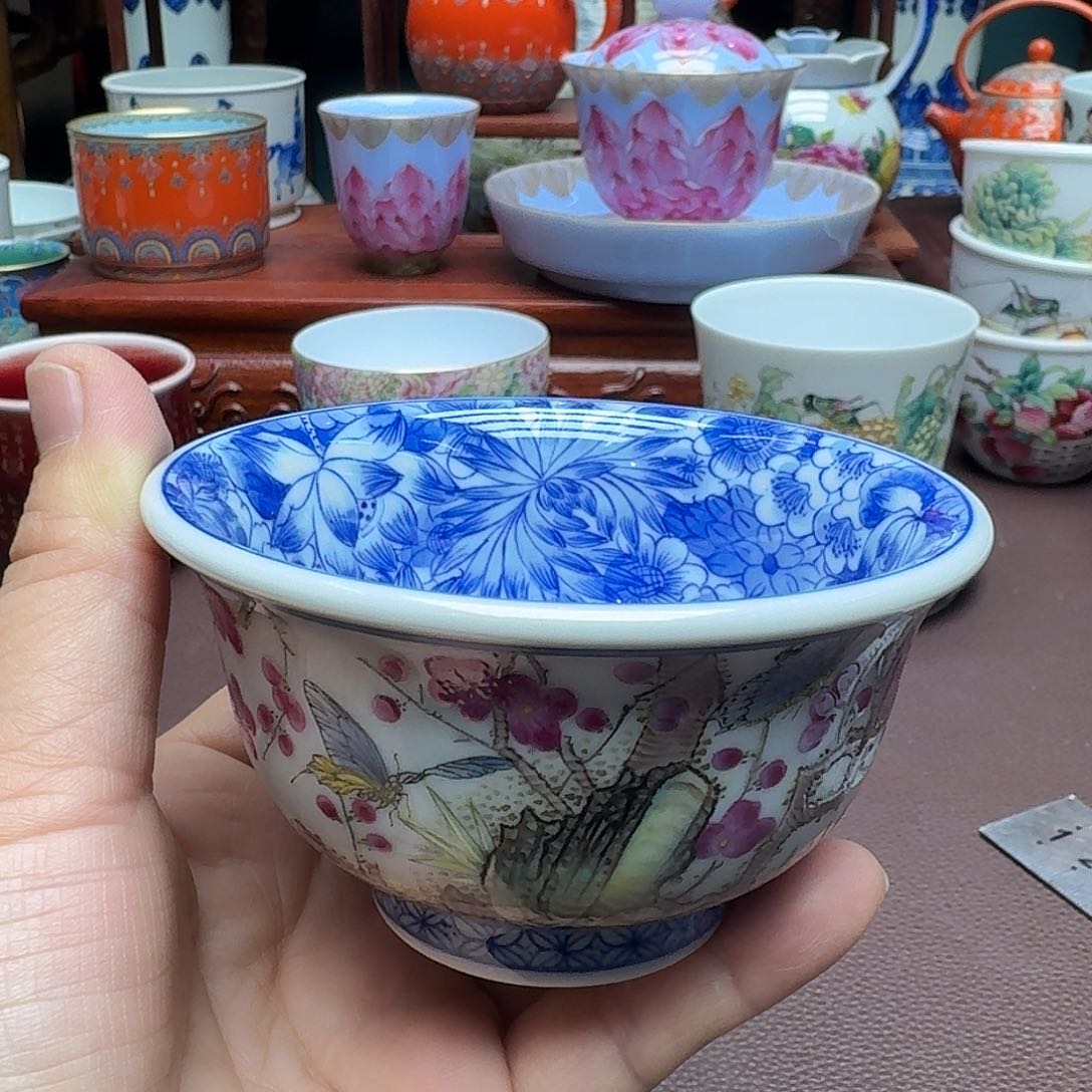 瓷片景德镇仿古手工制作精品展示