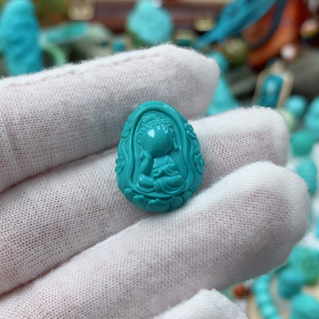 绿松石珠宝奇石未镶嵌