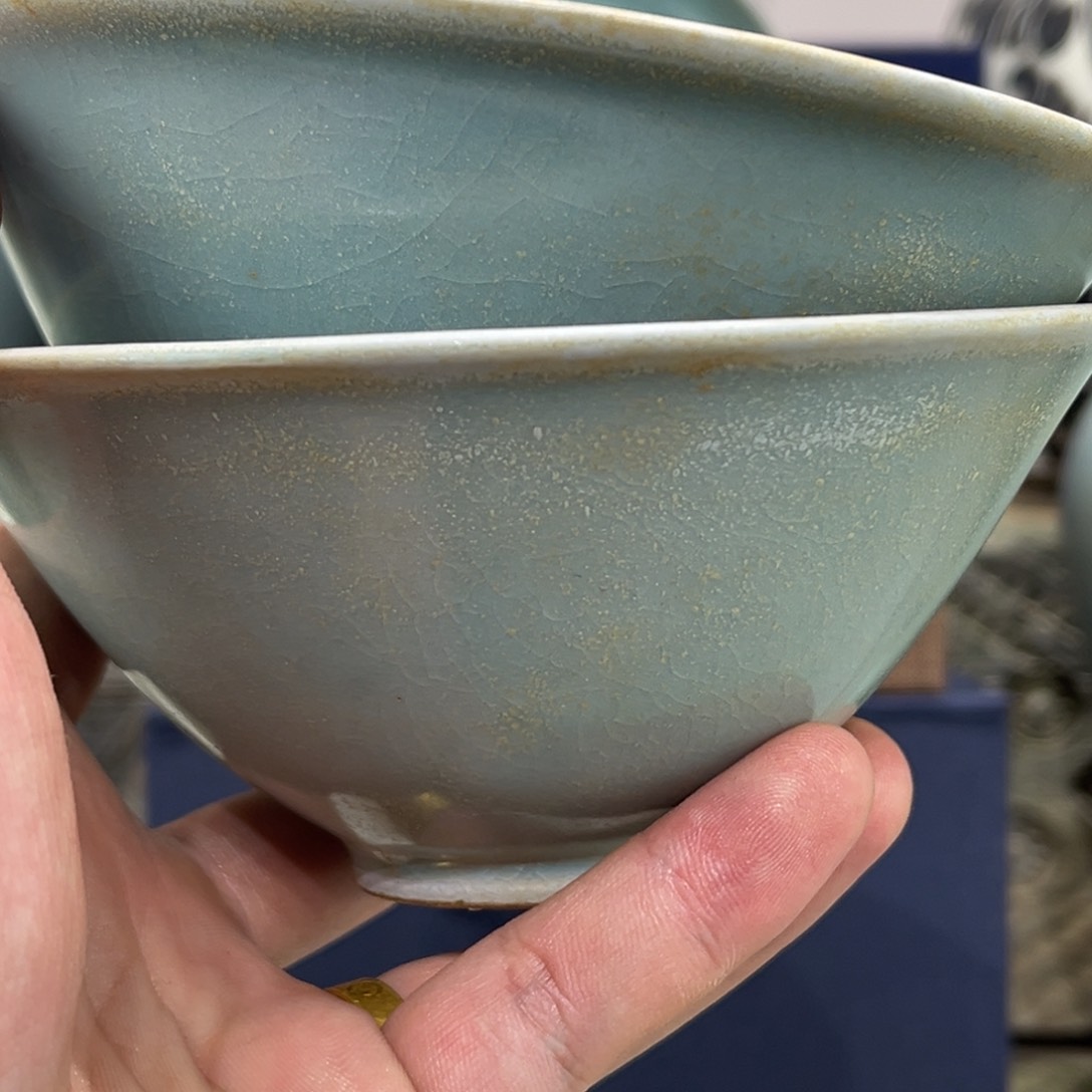 瓷片三*缘瓷瓷瓷汝窑瓷瓷