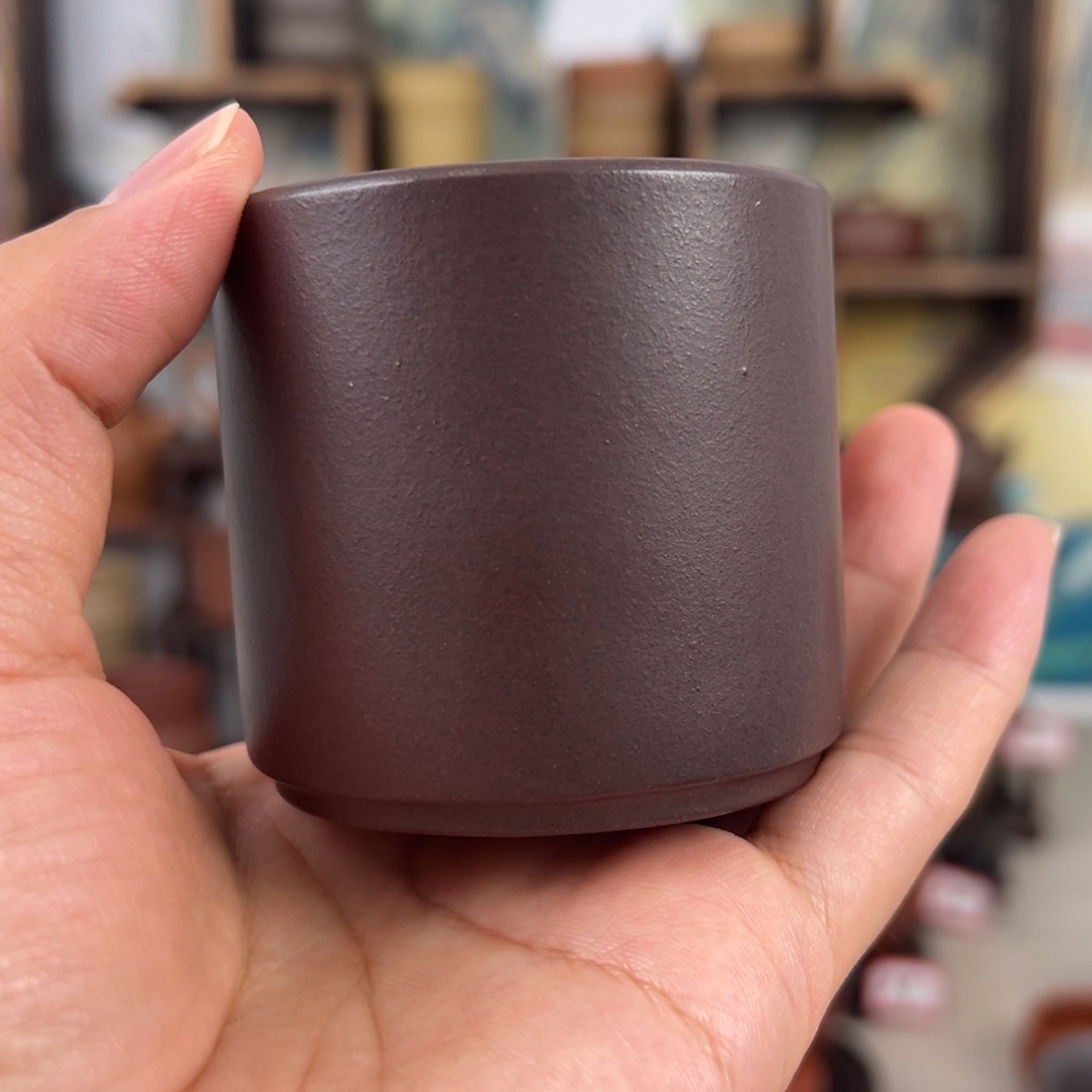 紫砂茶杯拙器甄选，纯原本矿。