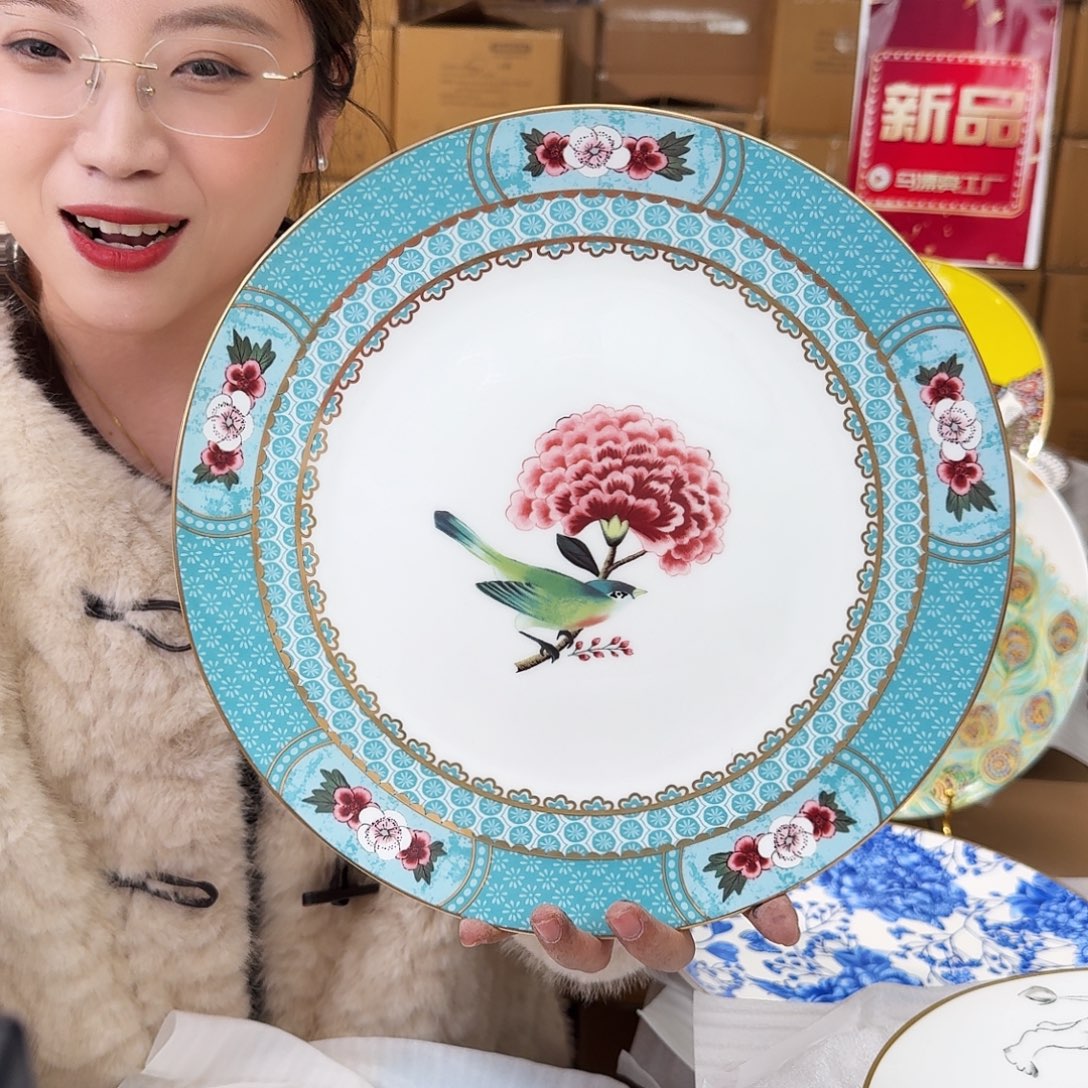 骨瓷高骨12英寸平盘30.5cm一个