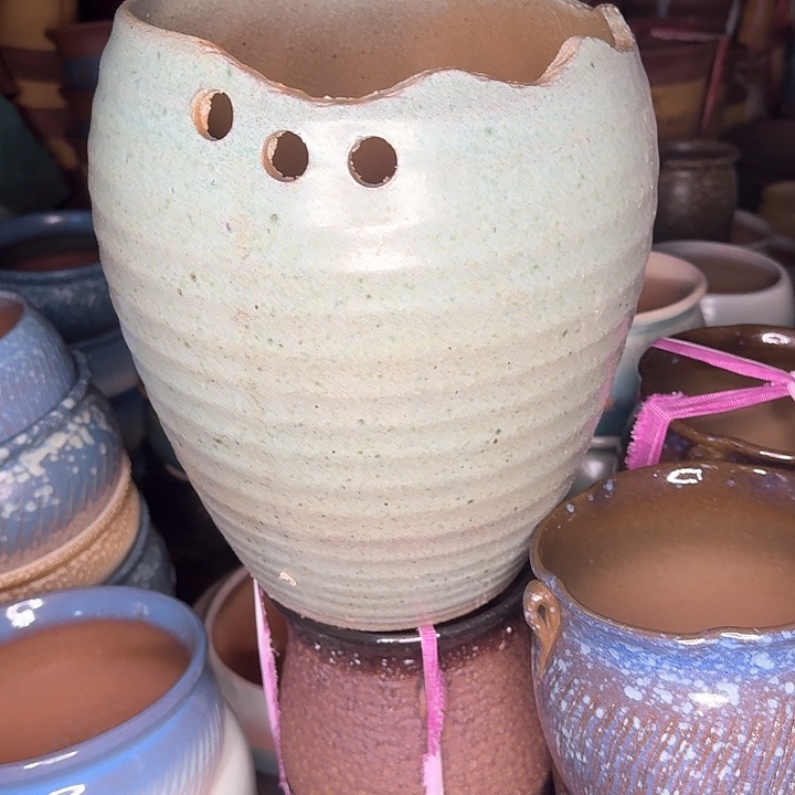 红陶微瑕花盆处理来啦