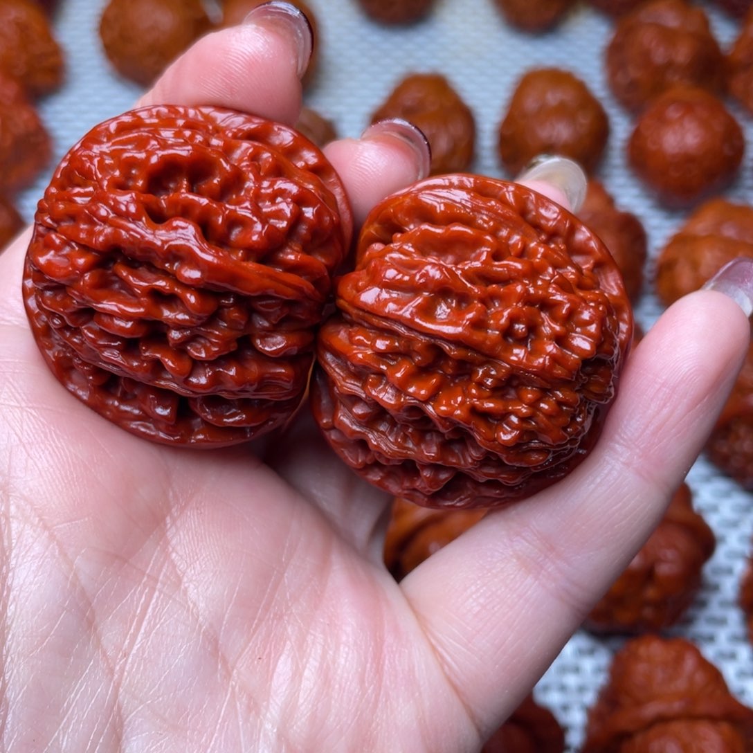 桃核吊坠文玩核桃 手把件 四座楼 40