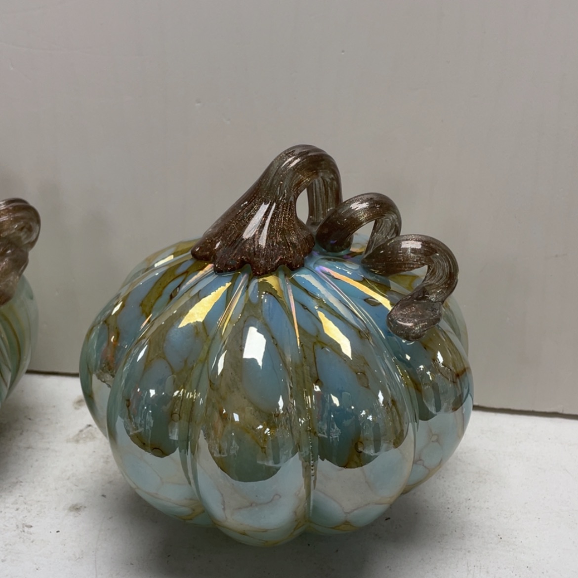 【闪购商品】琉璃手工艺术瓶果盘摆件南瓜