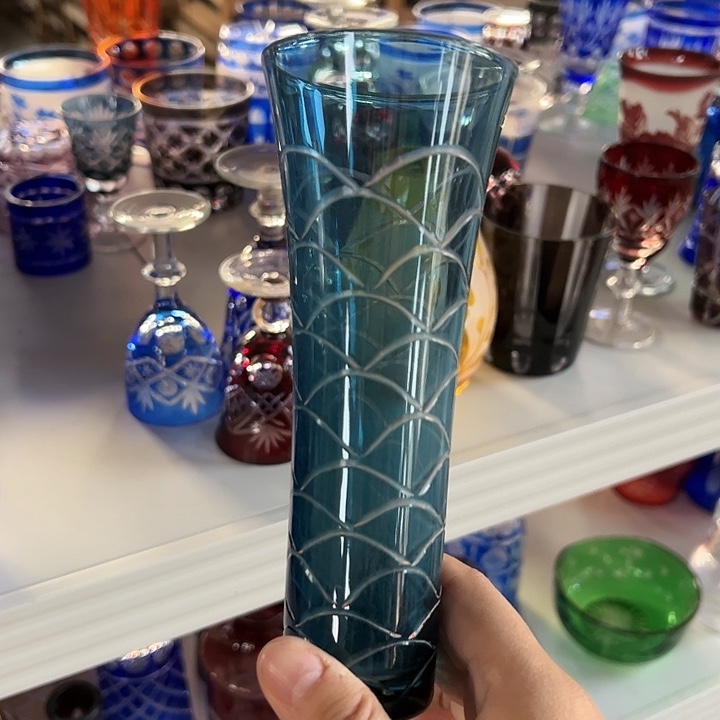 水晶玻璃手柄款微瑕一个