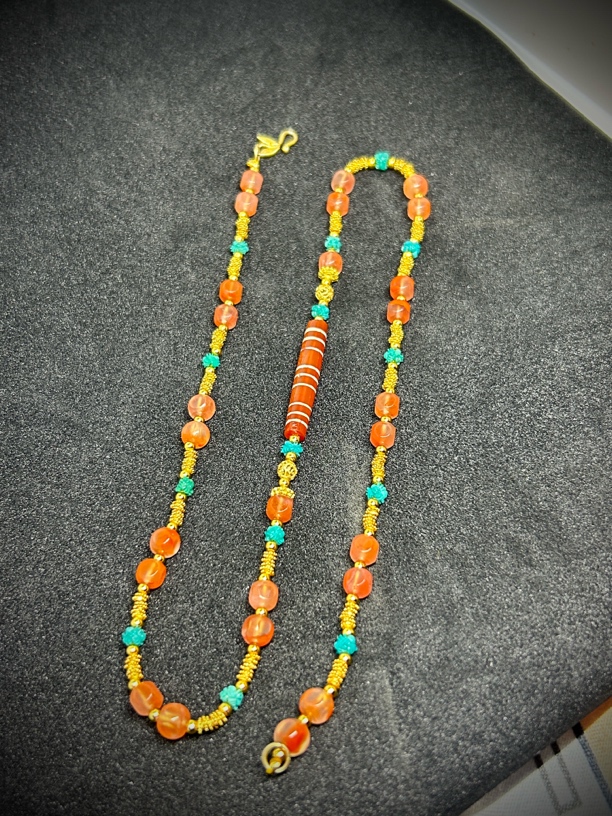 非金属仿水晶项链 九线管锁骨链独特设计