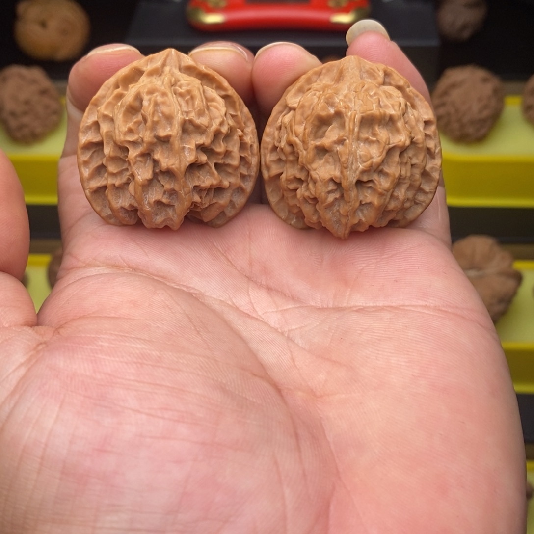 文玩核桃把件38苹果