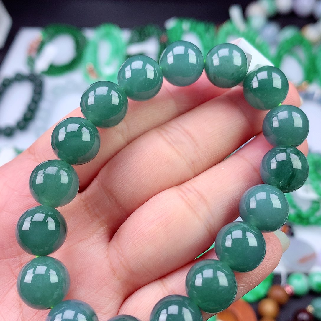 未镶嵌手链翡翠手串