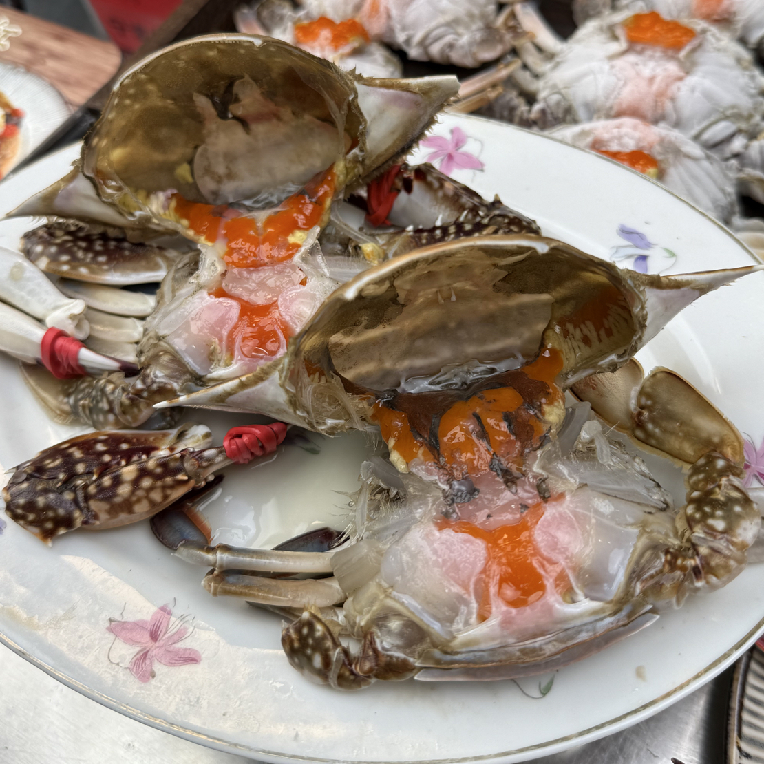 小斧头鱼宁波红膏呛蟹（4-5两净重）