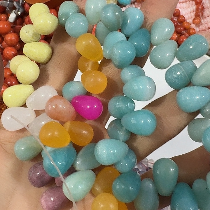 玛瑙/玉髓合金珠宝半成品43号打包