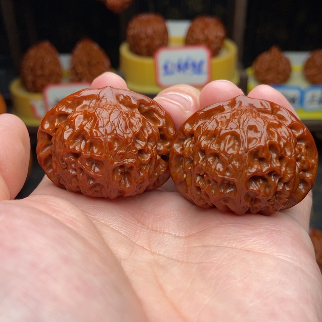 文玩核桃吊坠42宫灯