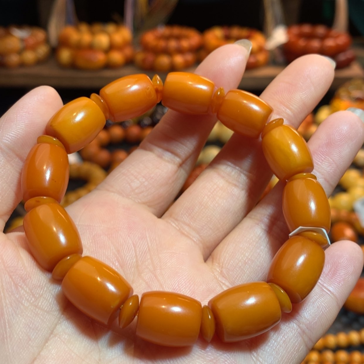 【闪购商品】手串蜜蜡未镶嵌蜜蜡手串