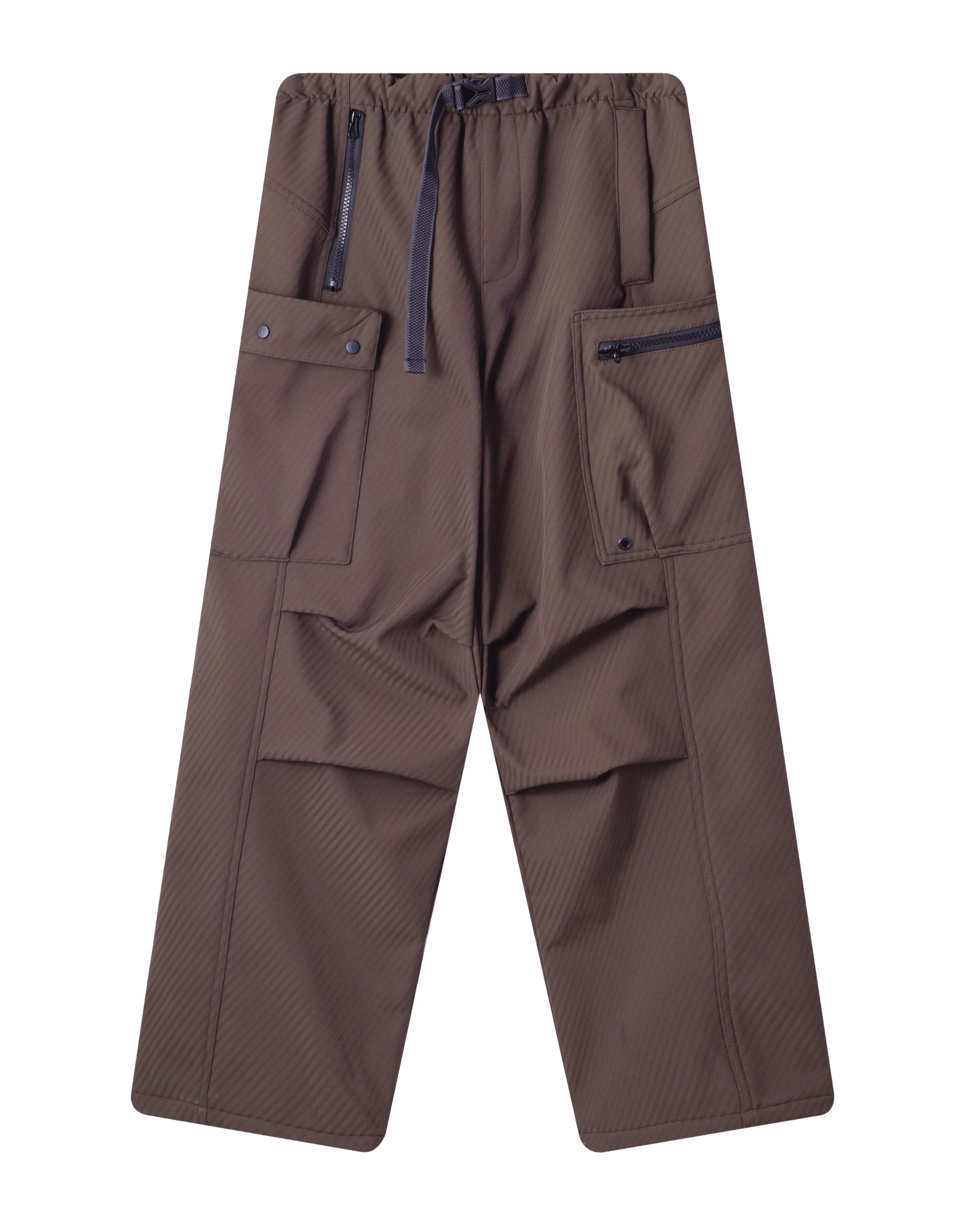 9090-户外山系情侣款防风防水加绒加厚保暖软壳冲锋裤保暖裤