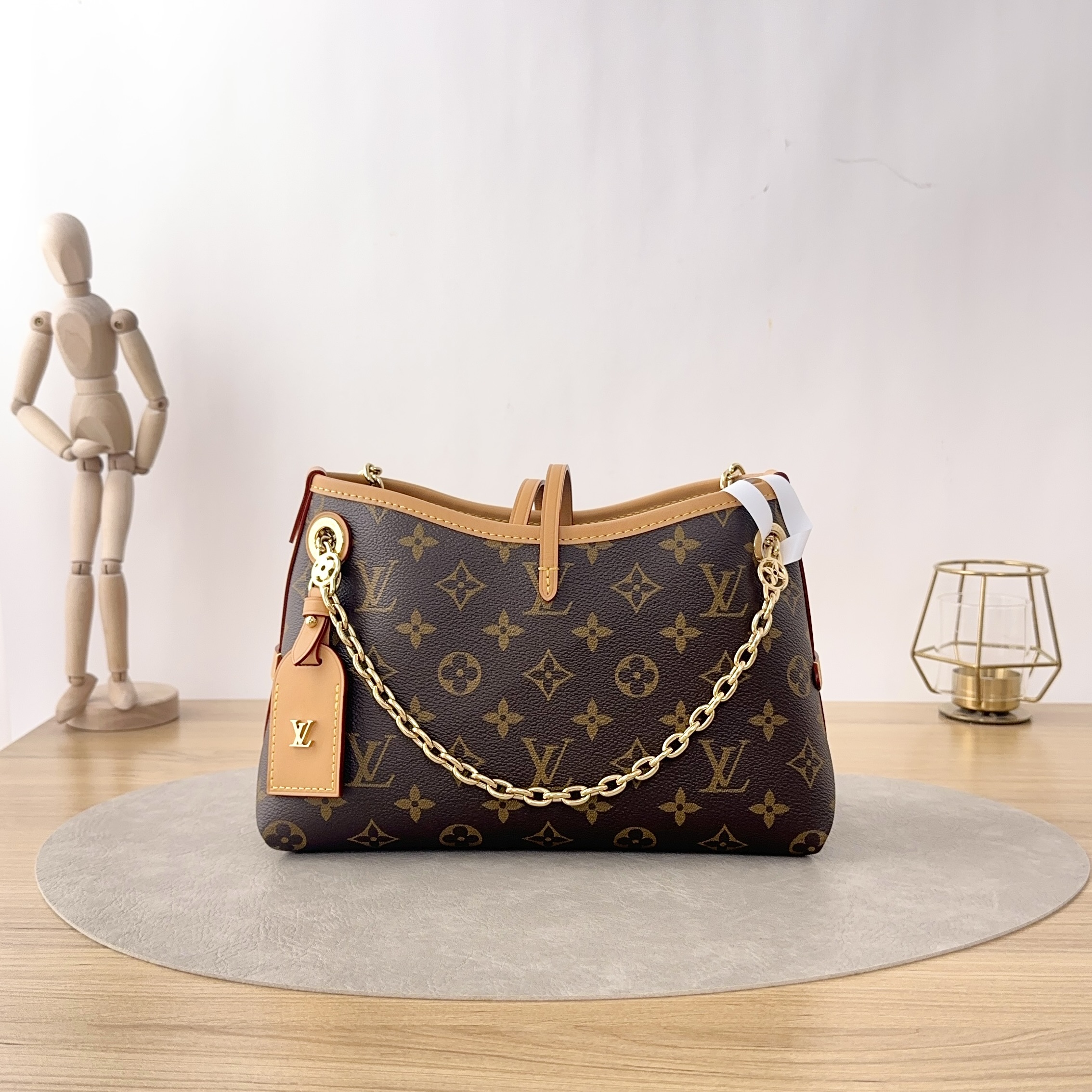 99新 LouisVuitton/路易威登 carryall BB/单肩包/6501