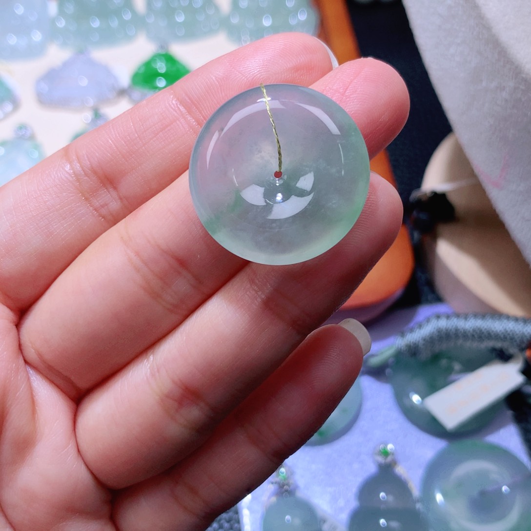 颈饰未镶嵌翡翠扣子25.7*6.7