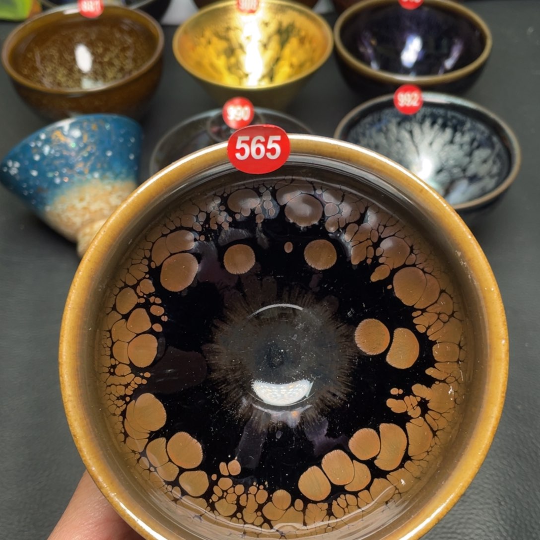 茶盏565 建窑建盏茶盏微瑕