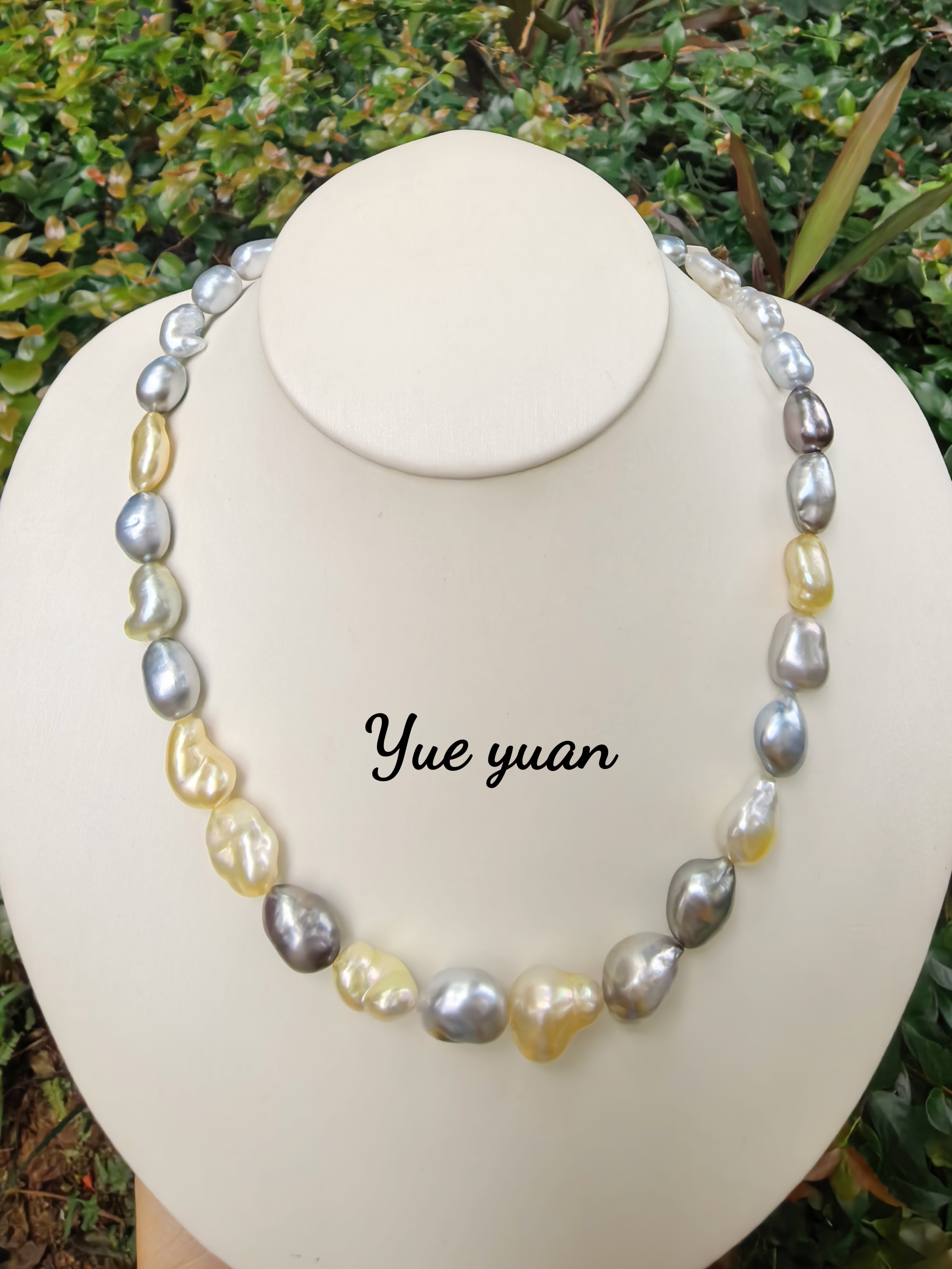 野生三兄弟keshi满串项链 高端大气上档次