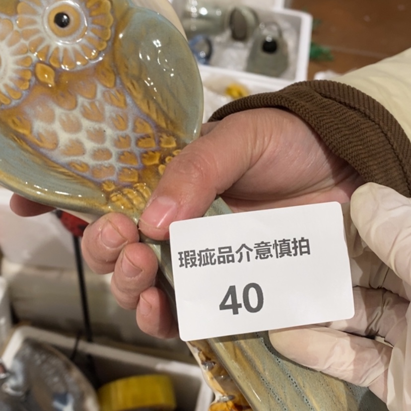 【闪购商品】摆件手****人陶瓷摆件瑕疵特卖