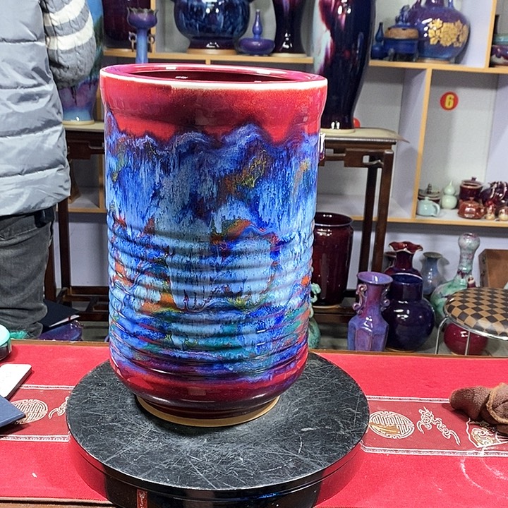 瓶中国神垕精品钧瓷