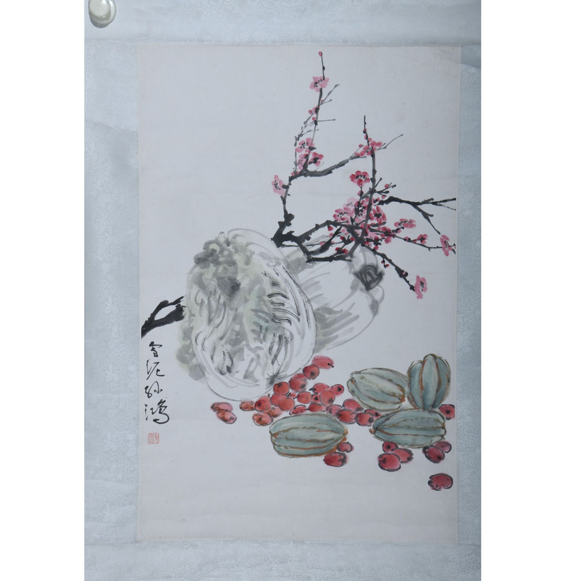 LOT.006孙雪泥【蔬菜】纸本立轴D0107-007预展