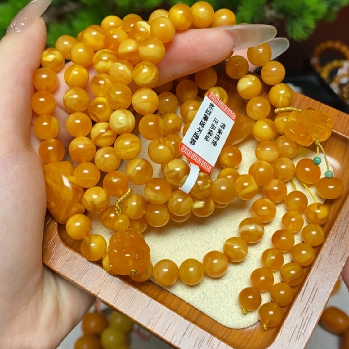 【闪购商品】未镶嵌颈饰蜜蜡项链