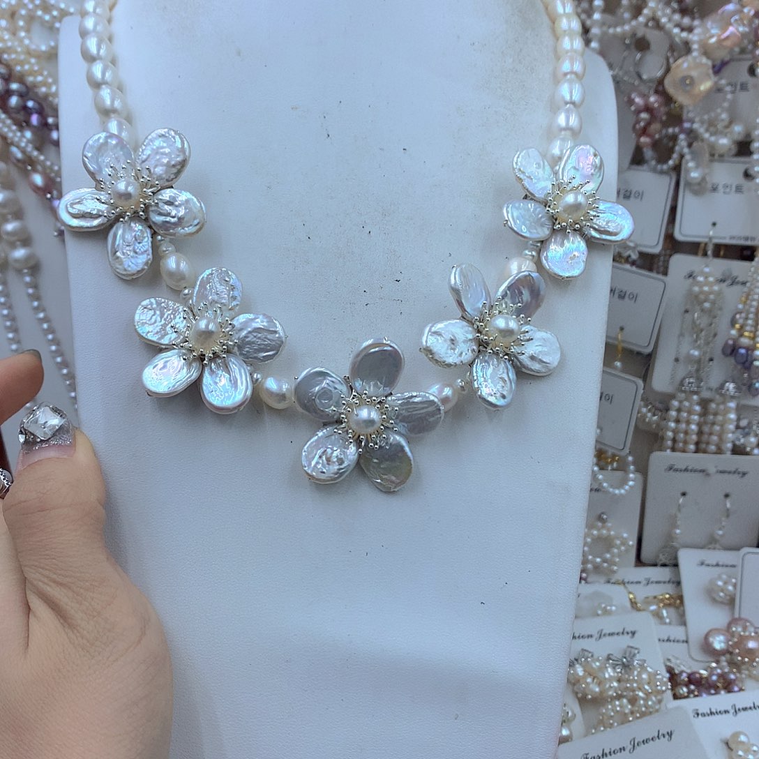 四***享银S925镶嵌耳饰淡水珍珠