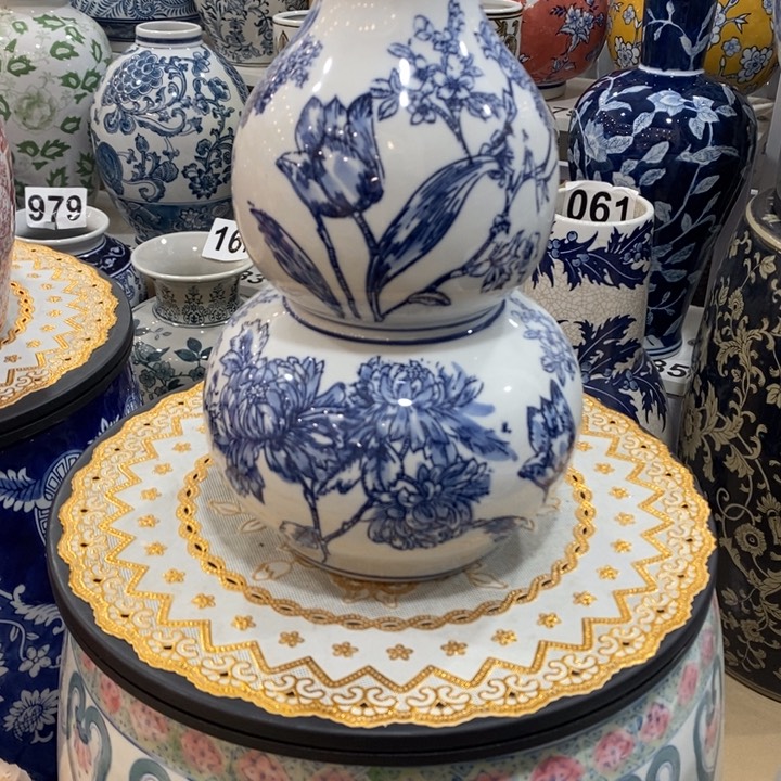 【闪购商品】摆件青花瓷葫芦花瓶。。。