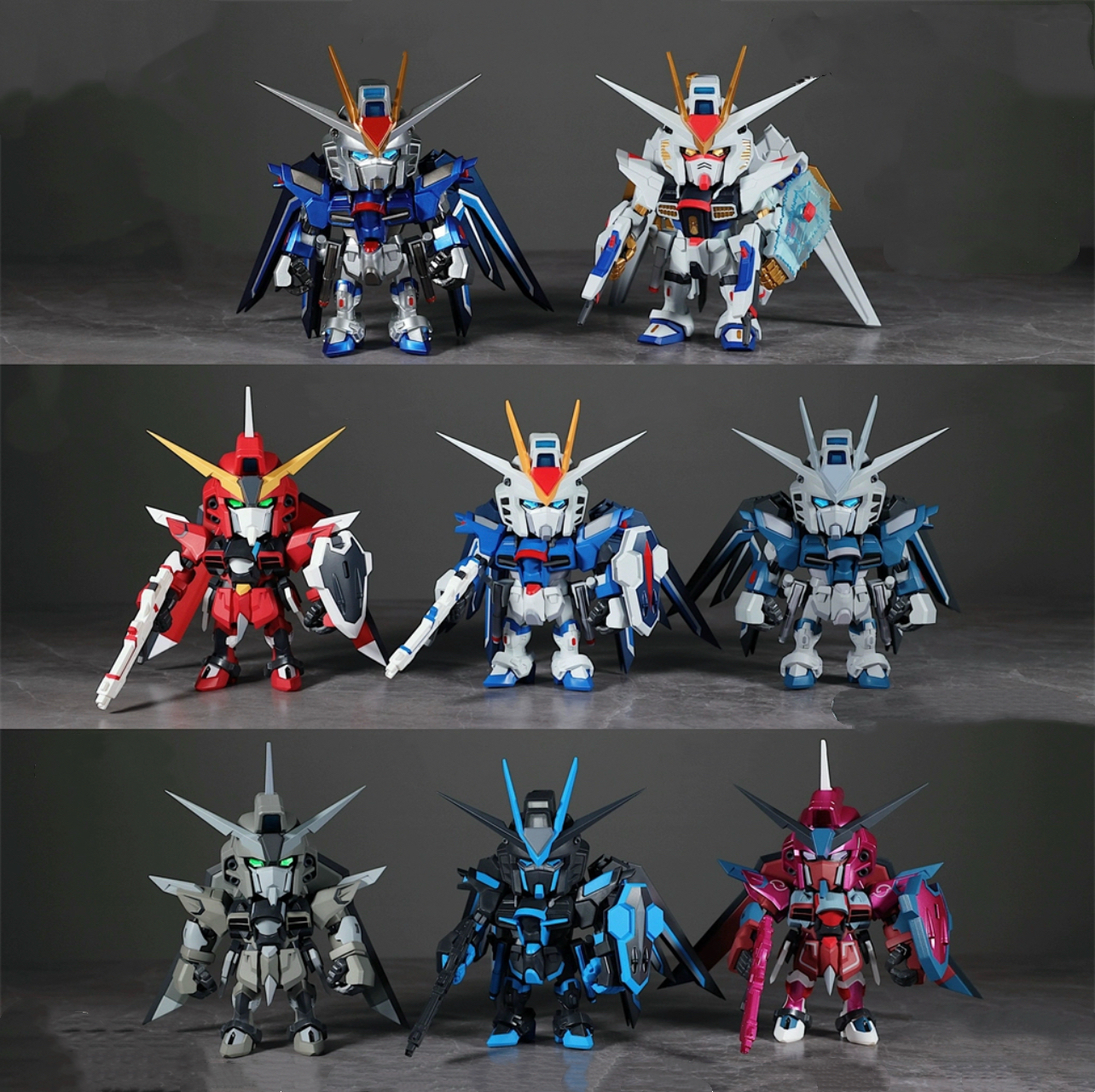 潮玩高达手办盲盒模型玩