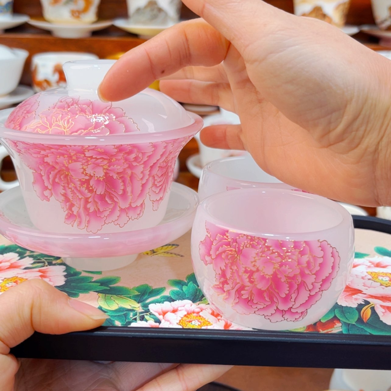 【闪购商品】高货羊脂玉瓷陶瓷茶具