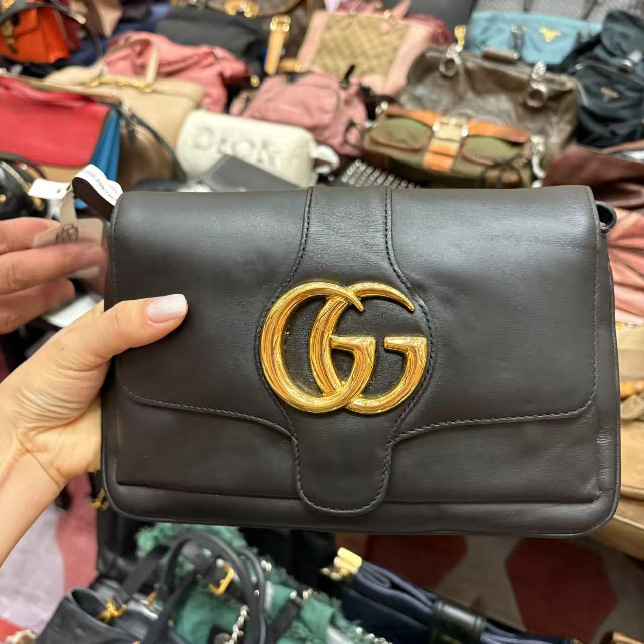 95新 GUCCI/古驰 古驰斜挎包/7.8/晓晓