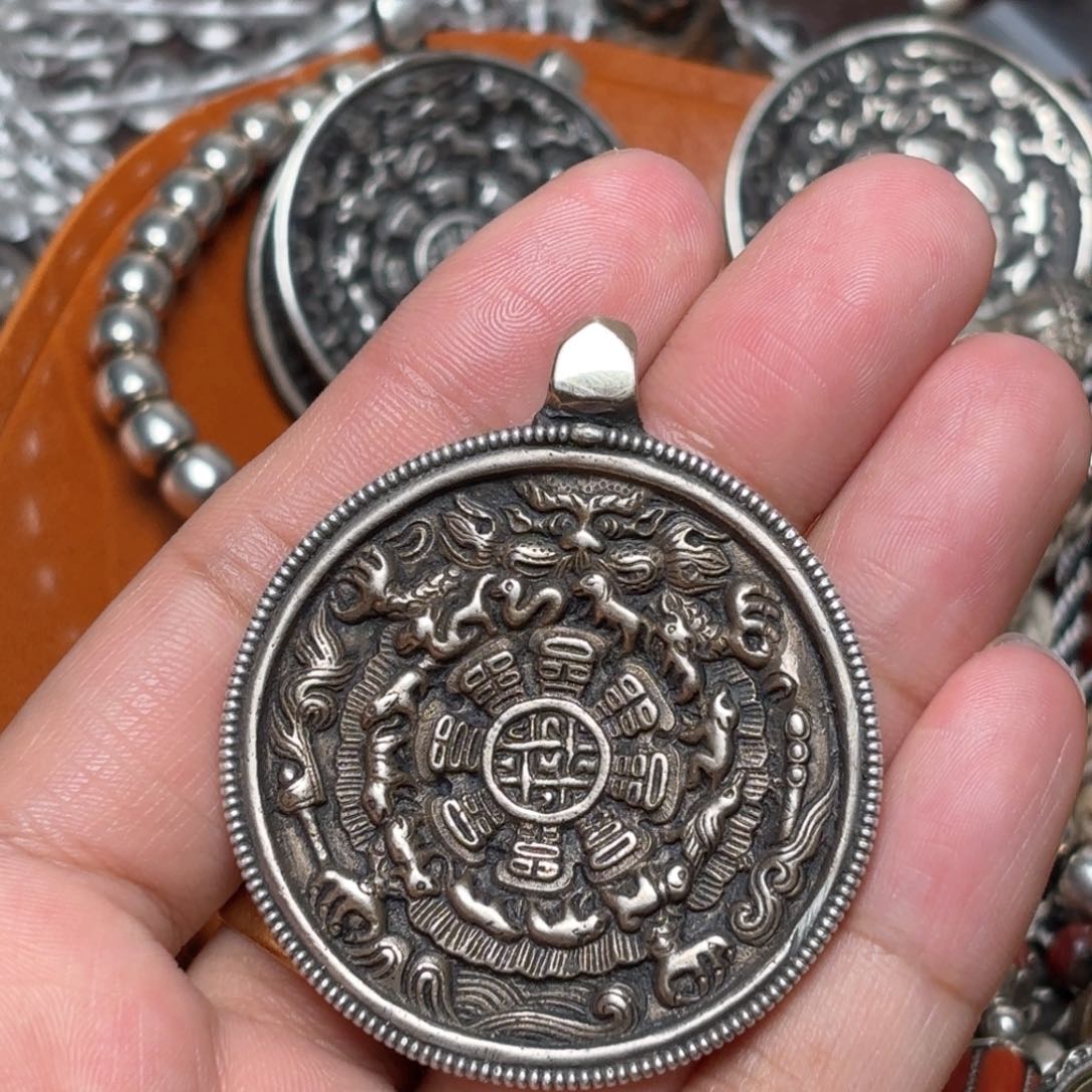 @***@铜星月菩提挂件菩提