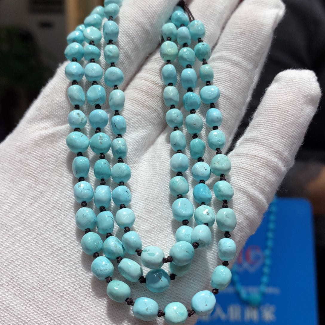 未镶嵌绿松石长链