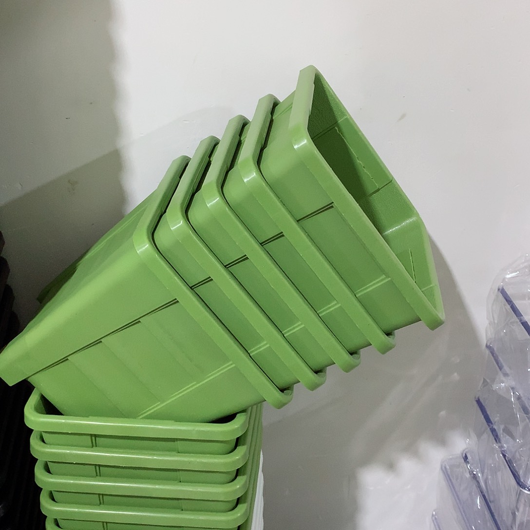 树脂方口16果绿5个无托