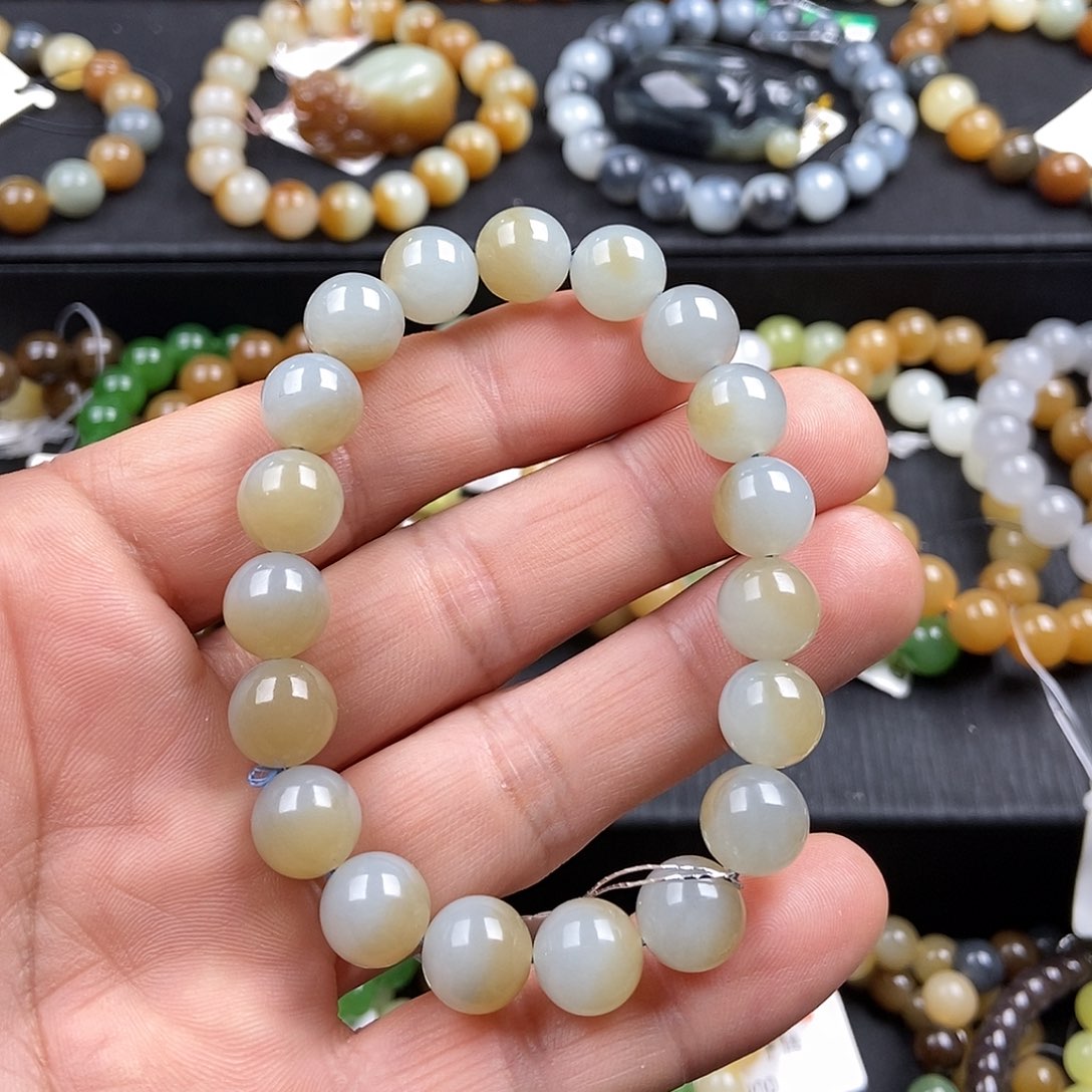 和田玉未镶嵌手链