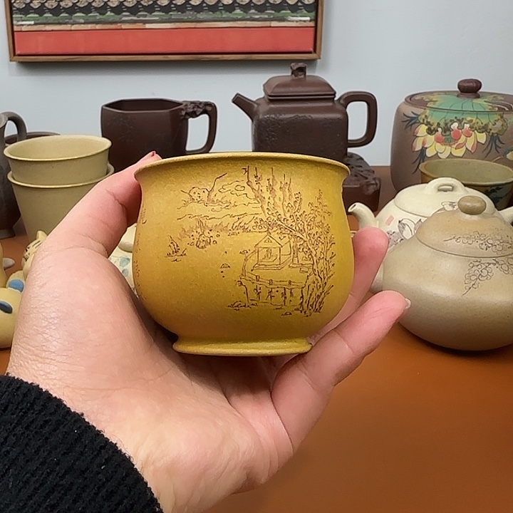 宜兴紫砂主人杯杯