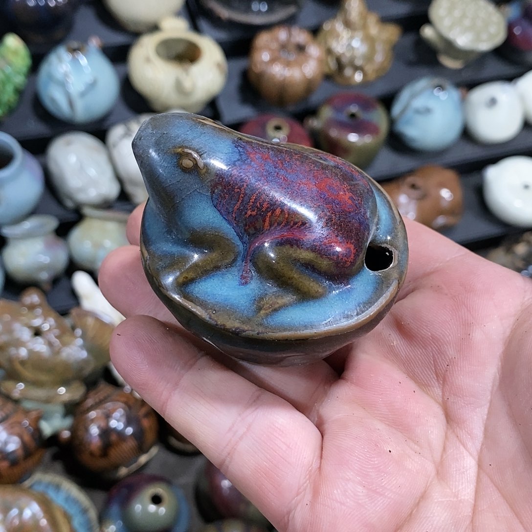 空***兰摆件瓷器瓷器瓷器，