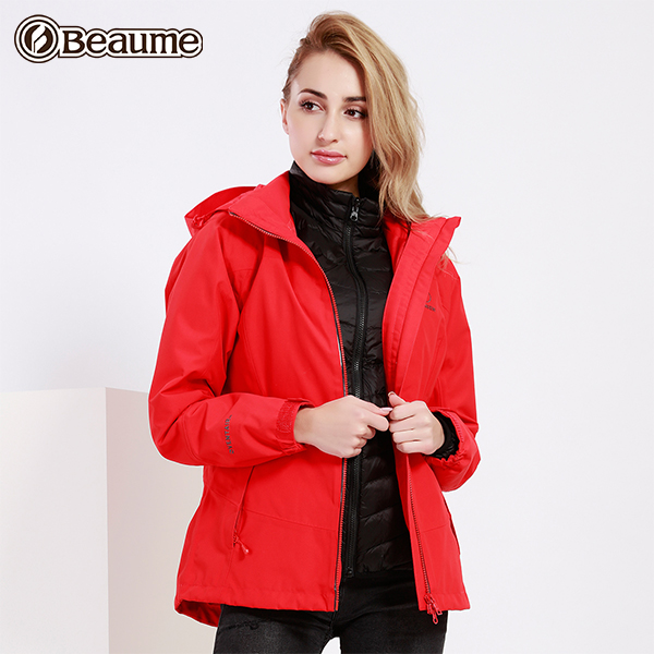 beaume女款三合一冲锋衣FAB74064