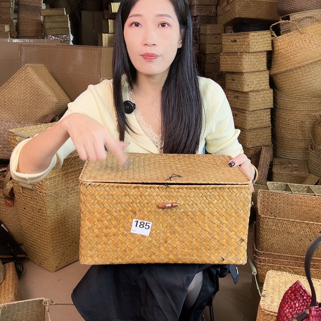 草编草编包/草编收纳盒微瑕疵