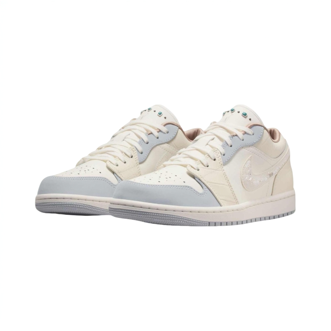 Nike/耐克正品AJ1运动休闲鞋绿松石女款板鞋流光风IH7323-100
