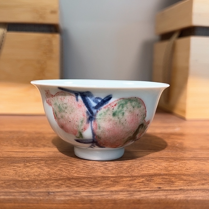 青花釉里红色差放漏70c c