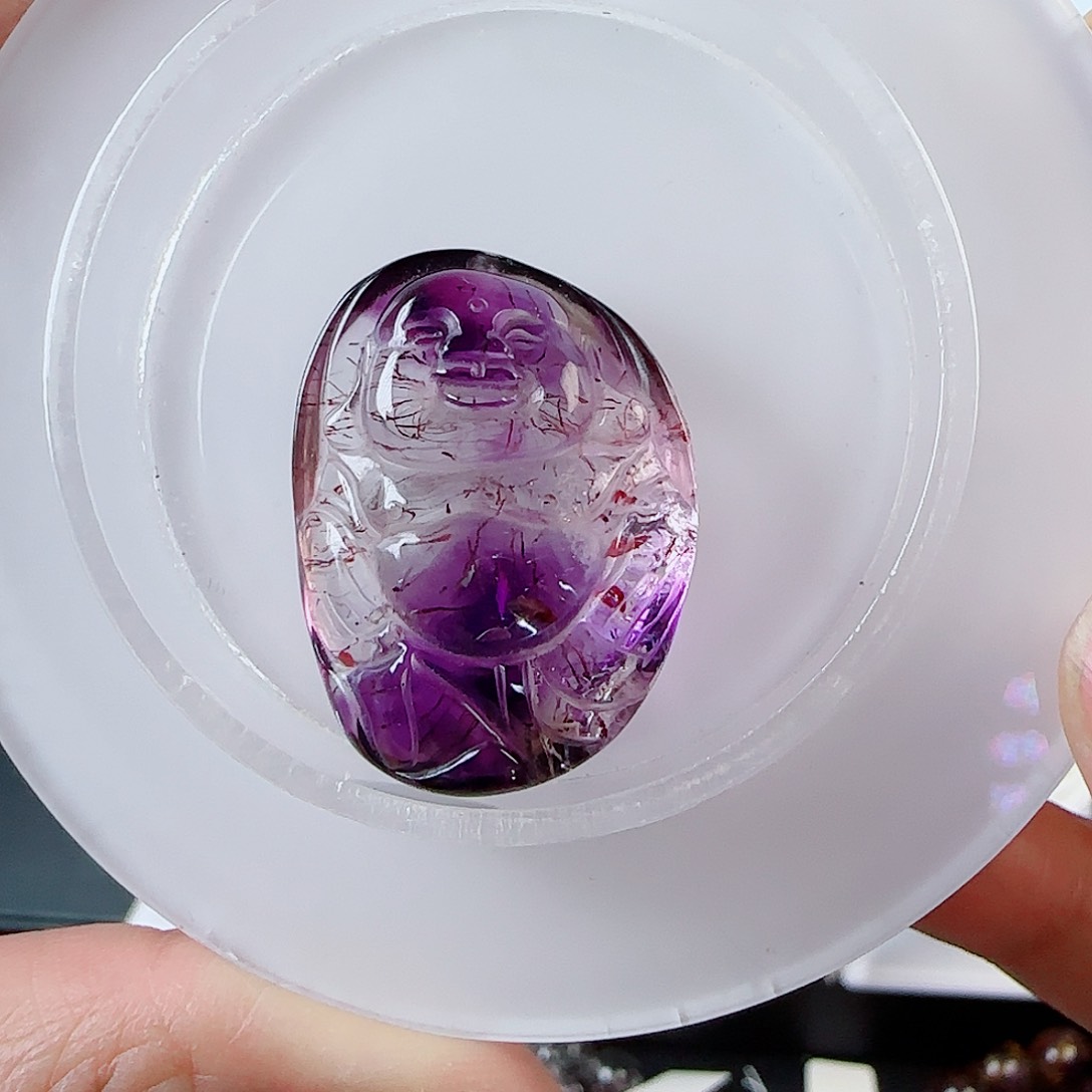 水晶手链未镶嵌紫超